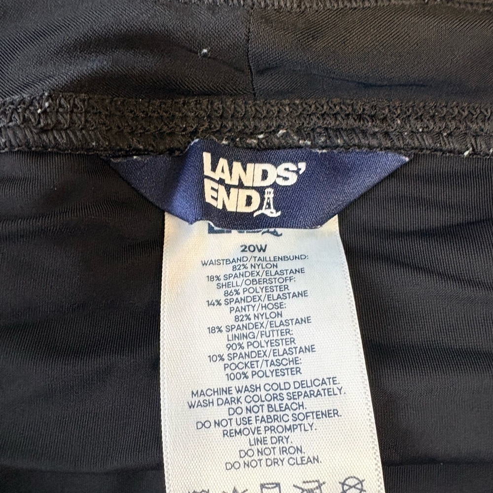 Lands' End Women's Swim Board Shorts 9” inseam - Picture 3 of 7